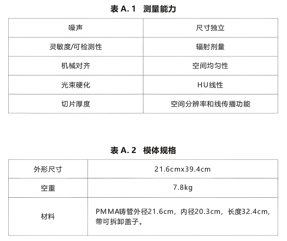 AAPM CT性能模體4 AAPM CT性能模體4